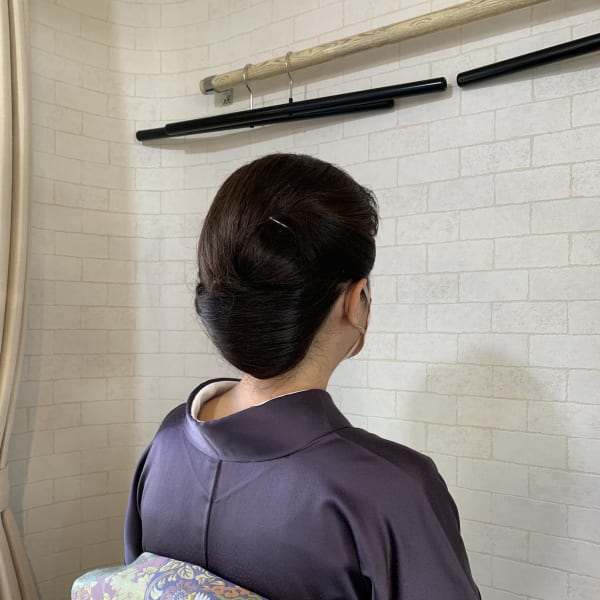 訪問着着付け&ヘアセット