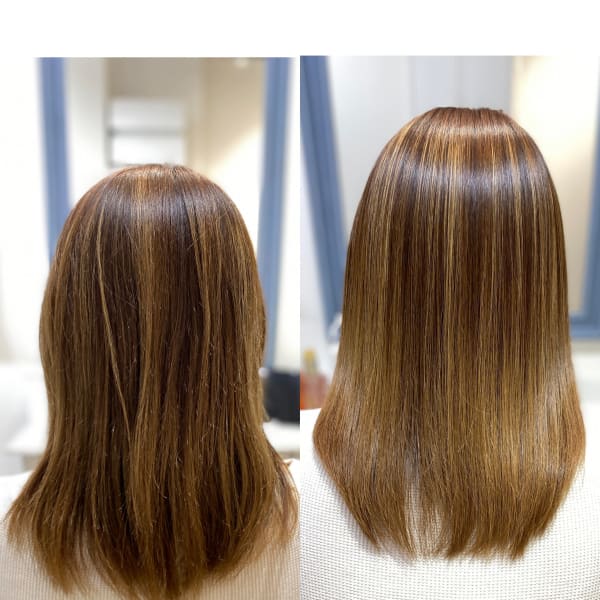 ハイライトしていても髪質改善できます