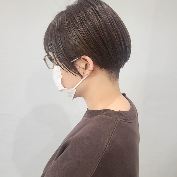 刈り上げマッシュショート