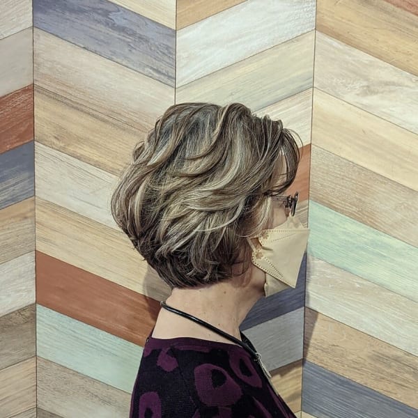 白髪ぼかし　トゥリース溝の口