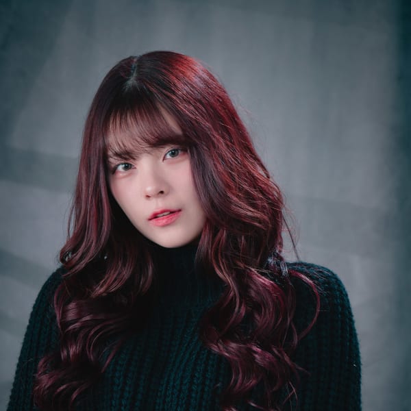 韓国風スタイル　ロイヤルピンク|Hair Resort Laguna