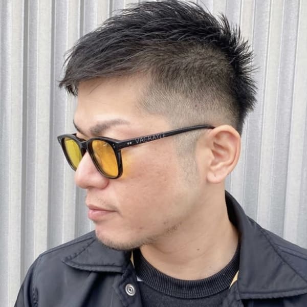 30代40代メンズフェードカット