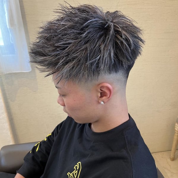 【VoasorteORIENTAL】メンズホワイトハイライト