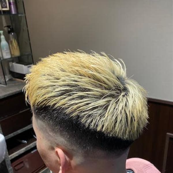 ハイトーン×クロップショート