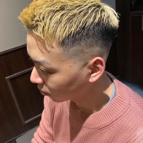 ハイトーン×クロップショート