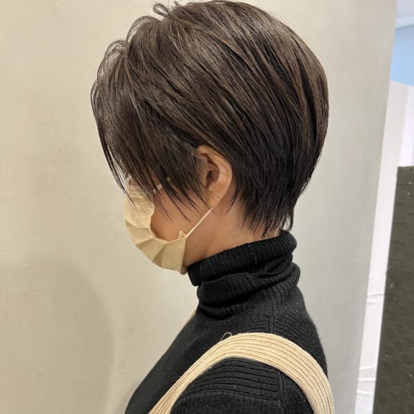 大人可愛いタイトショートヘア