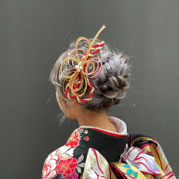 成人式　アップスタイル