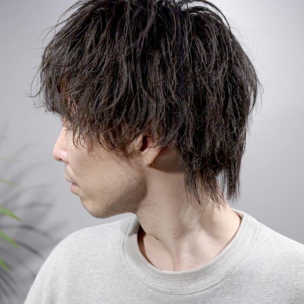 【ソフトツイストスパイラル】ウルフメンズスタイル