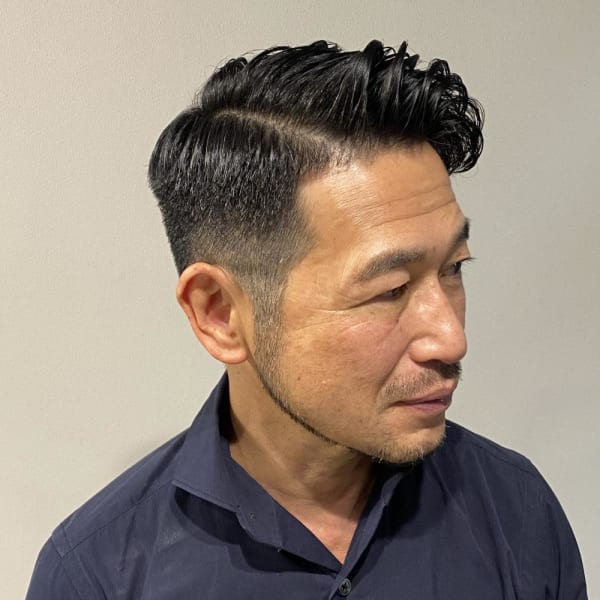 イケオジバーバースタイル 髭男子 カッコいい