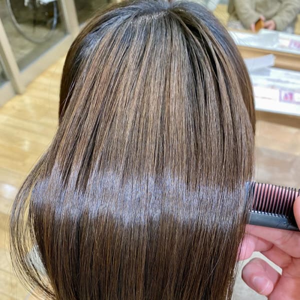 【髪質改善酸性ストレート】ロングスタイル|GOOD NEIGHBORS 柏の葉