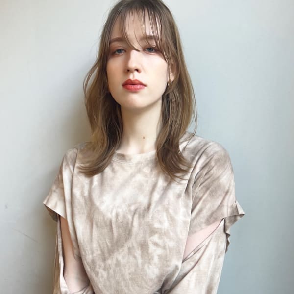 【山田】シースルーバングくびれレイヤーウルフy405|Maria by AFLOAT