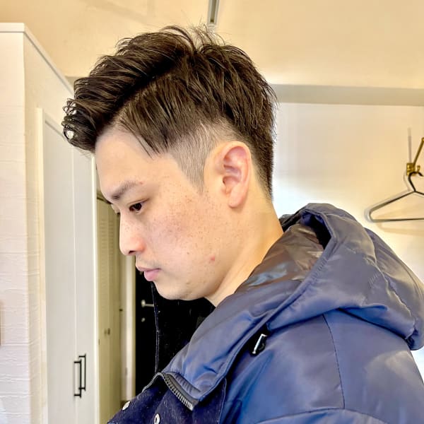 大人のカジュアルアップバンクヘアー☆|PRISHE.