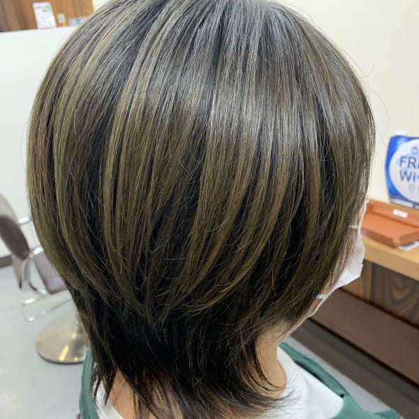 Knit hair×ショートヘア