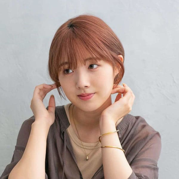 スッキリ丸みショートヘア