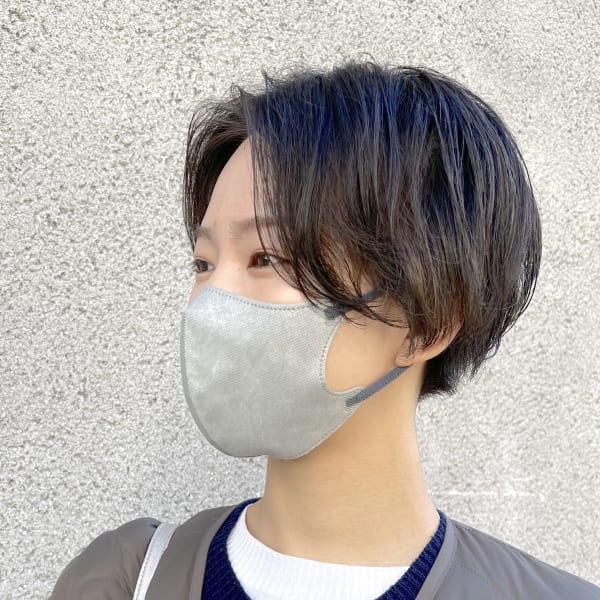 多毛さん まとまるパーマコンパクトマニッシュかりあげショート