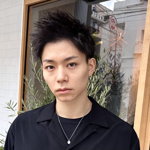 無造作ツイストショート×アップバング|Nuii