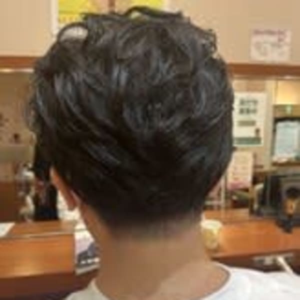 メンズショートパーマ