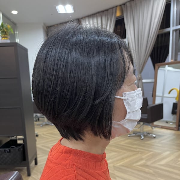大人ショートボブ
