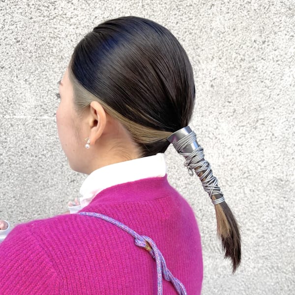 たくさん動くママさんにも人気 おしゃれタイトポニーテール