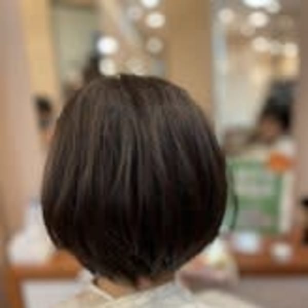ツヤ髪ショートボブ