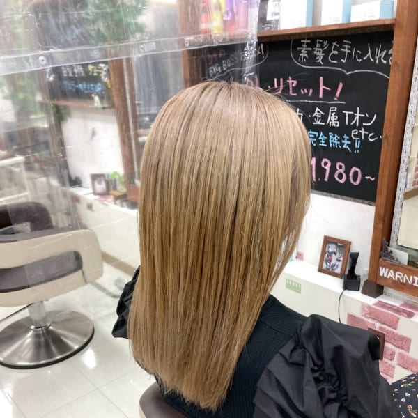 ハイトーンカラー|ヘアー レーベル
