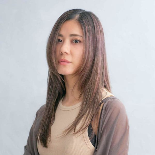 白髪ぼかしハイライト