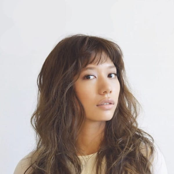 ショートバング×ロングレイヤー|signet