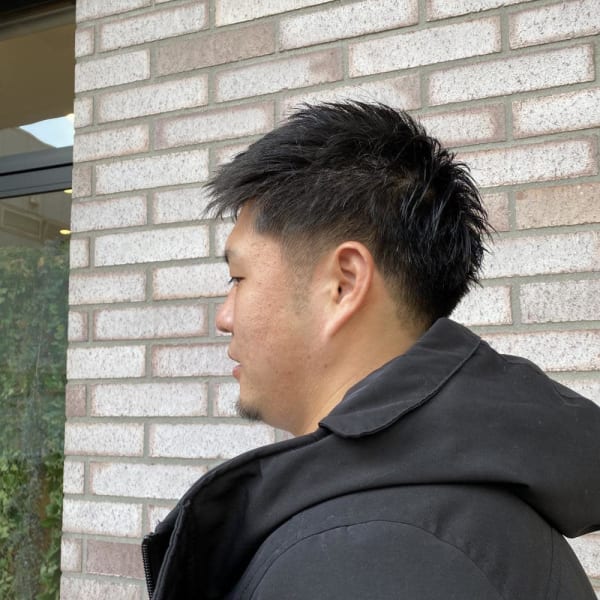 メンズショート|半個室 rire hair 千早店