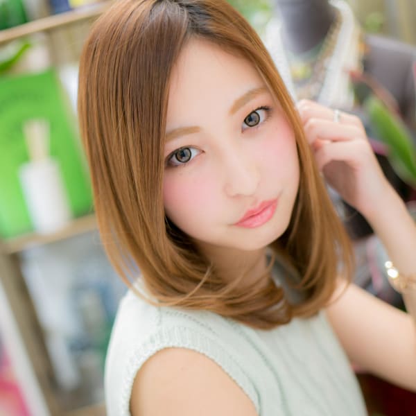 大人かわいい3Dカラー小顔センターパートb パールミルクティ