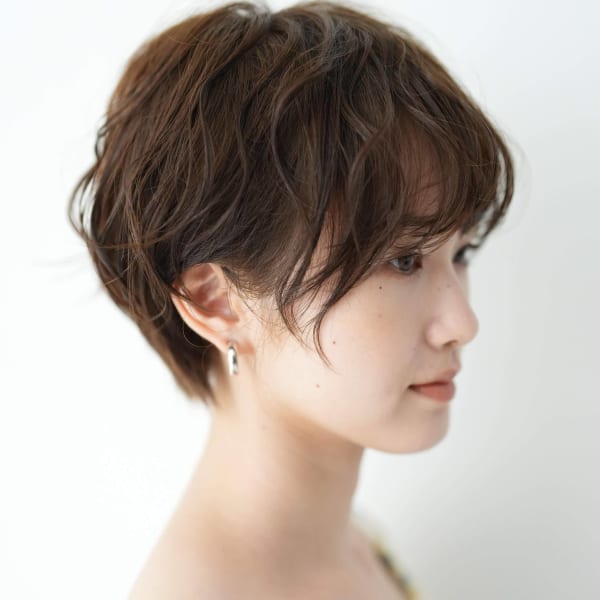 ショートボブ×大人可愛い