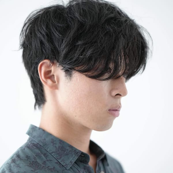 ツーブロック×センターパート|Van Council八尾店ミルボン認定髪質改善サロン