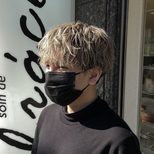【刈り上げ無造作マッシュ】|soin de brace 小阪店