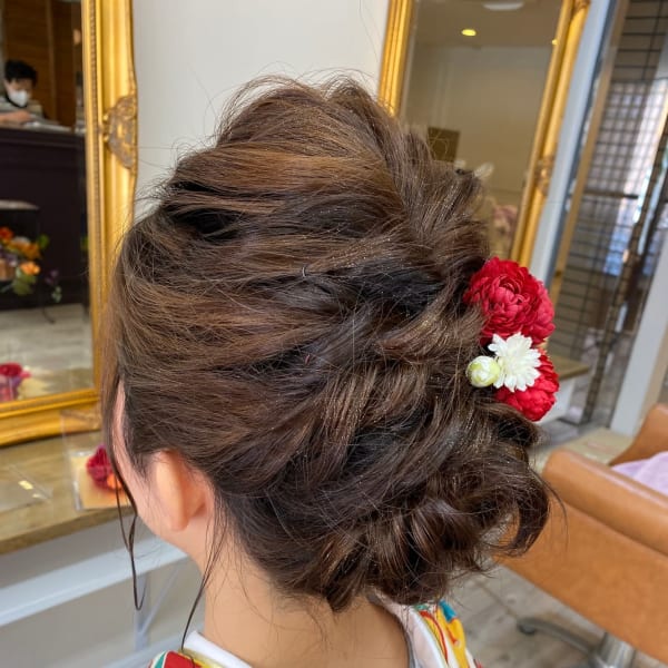 piccadilly circus×袴ヘアセット