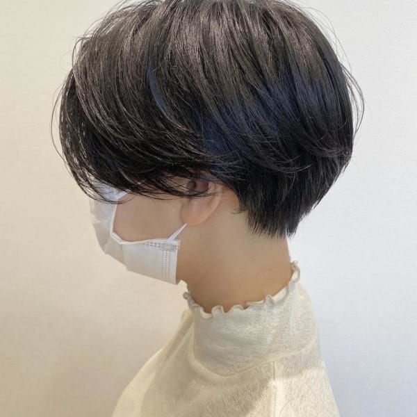 ハンサムショート×黒髪