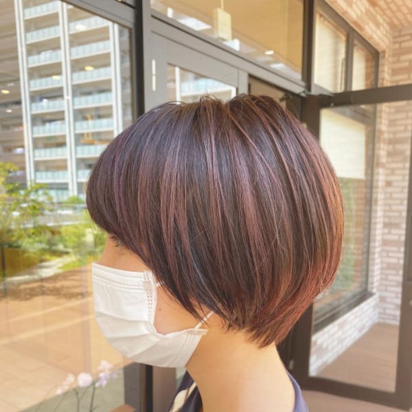 丸みショートヘア