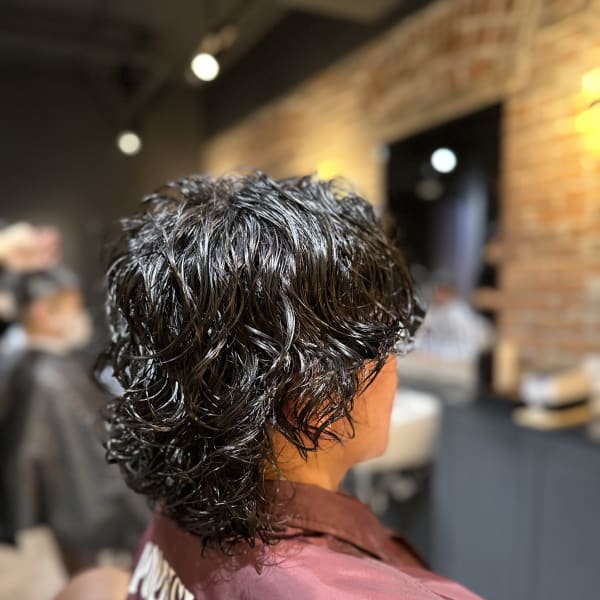 スパイラルパーマ