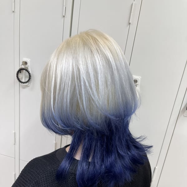 ホワイト×ブルー