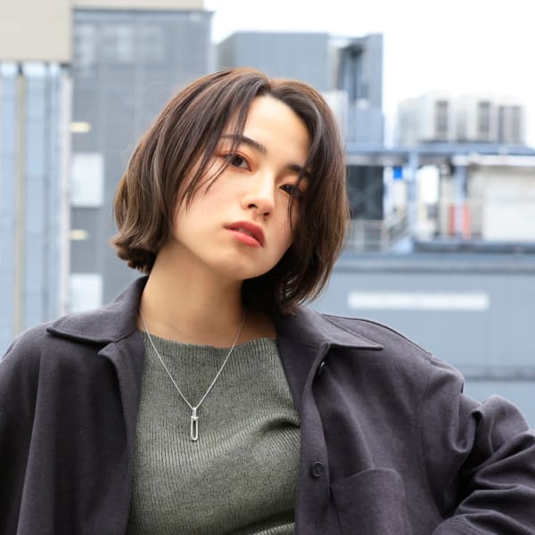 30代、40代、50代大人女性に似合うかきあげバング