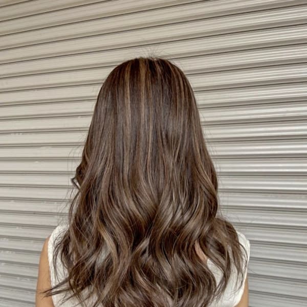 ハイライト×グレージュ