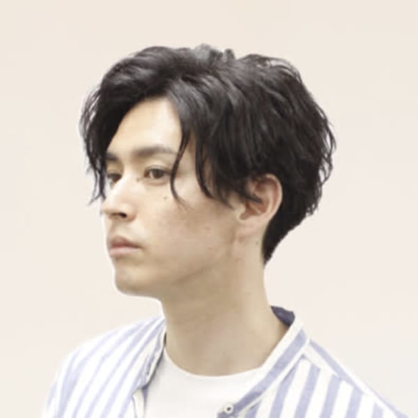 センターパーットニュアンスパーマ