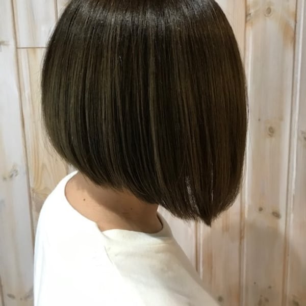 ボブ×ハイライトカラー|MILK 北千住
