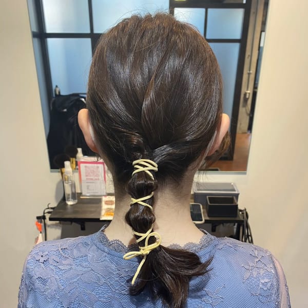 .20代・30代・40代似合う小顔ヘアアレンジ♪二次会ブライ|N° deseo 吉祥寺