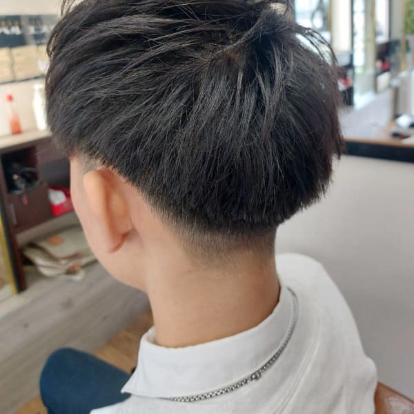 ツーブロックマッシュ|髪きりむし