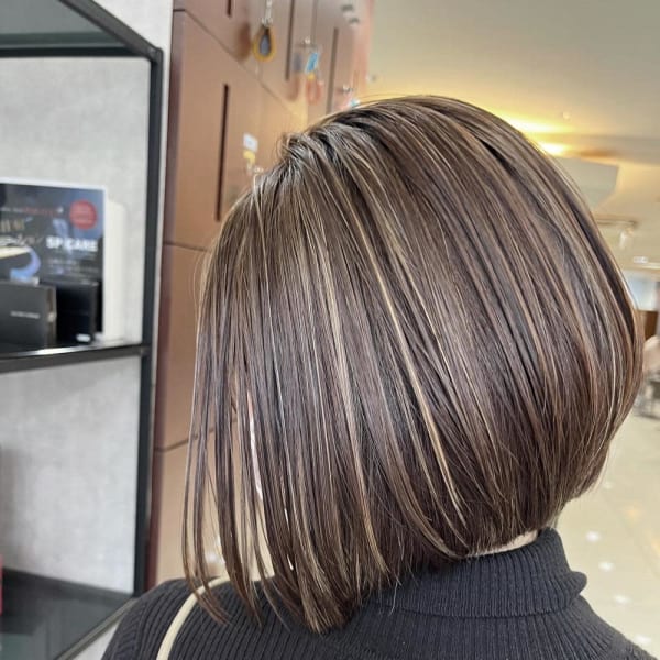 白髪ぼかしハイライト (池袋/白髪ぼかし/ハイライト)