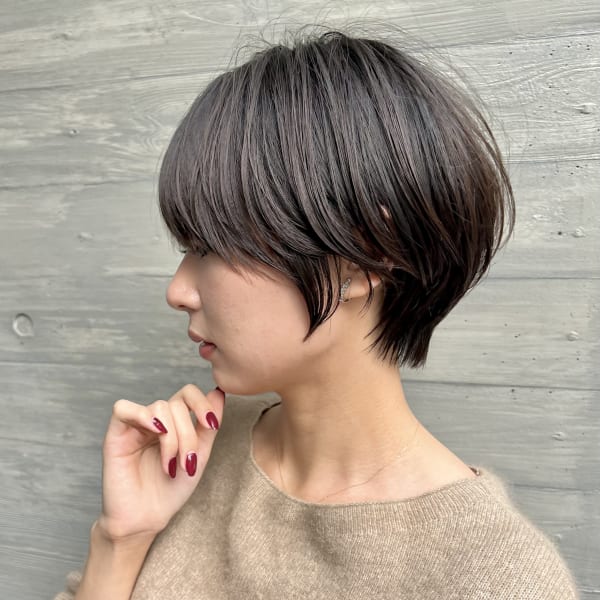 大人丸みショート