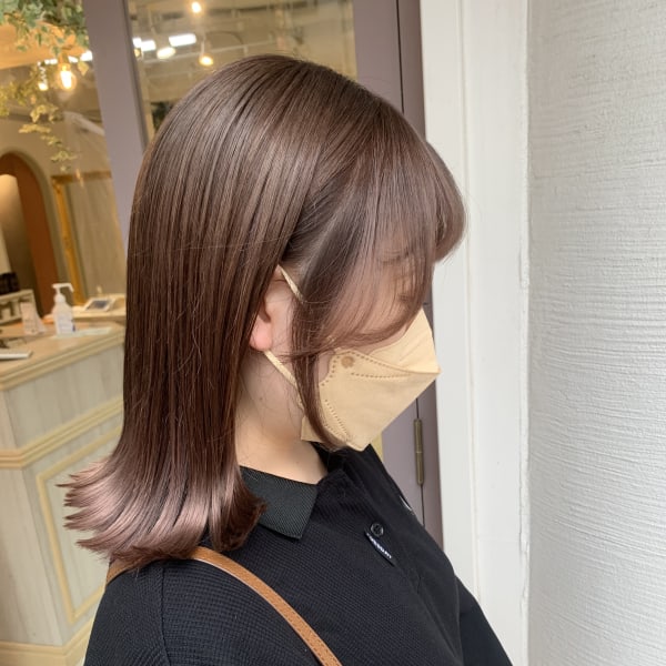 透明感カラー/艶感カラー/韓国風カラー/イヌイ