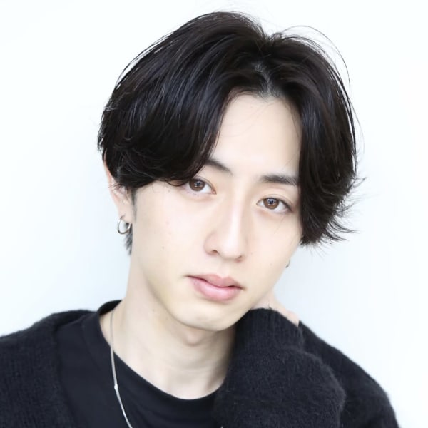 人気のセンターパートスタイル