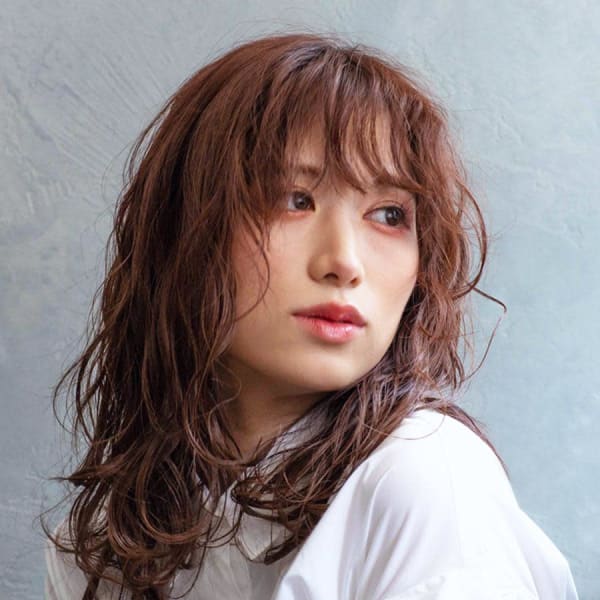 くせ毛風ウェーブパーマ