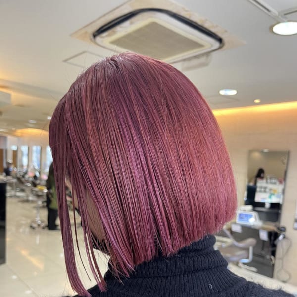 ダブルカラー ラベンダーピンク(ブリーチ/池袋)