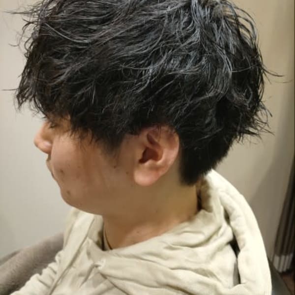 ナチュラルパーマスタイル|men's hair salon clarens